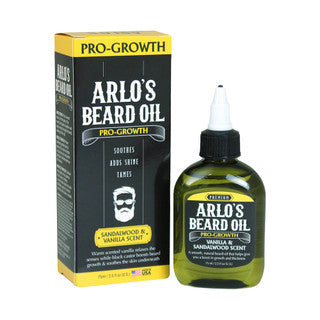 Arlo's: Pro-Growth Beard Oil: Sandalwood & Vanilla Scent