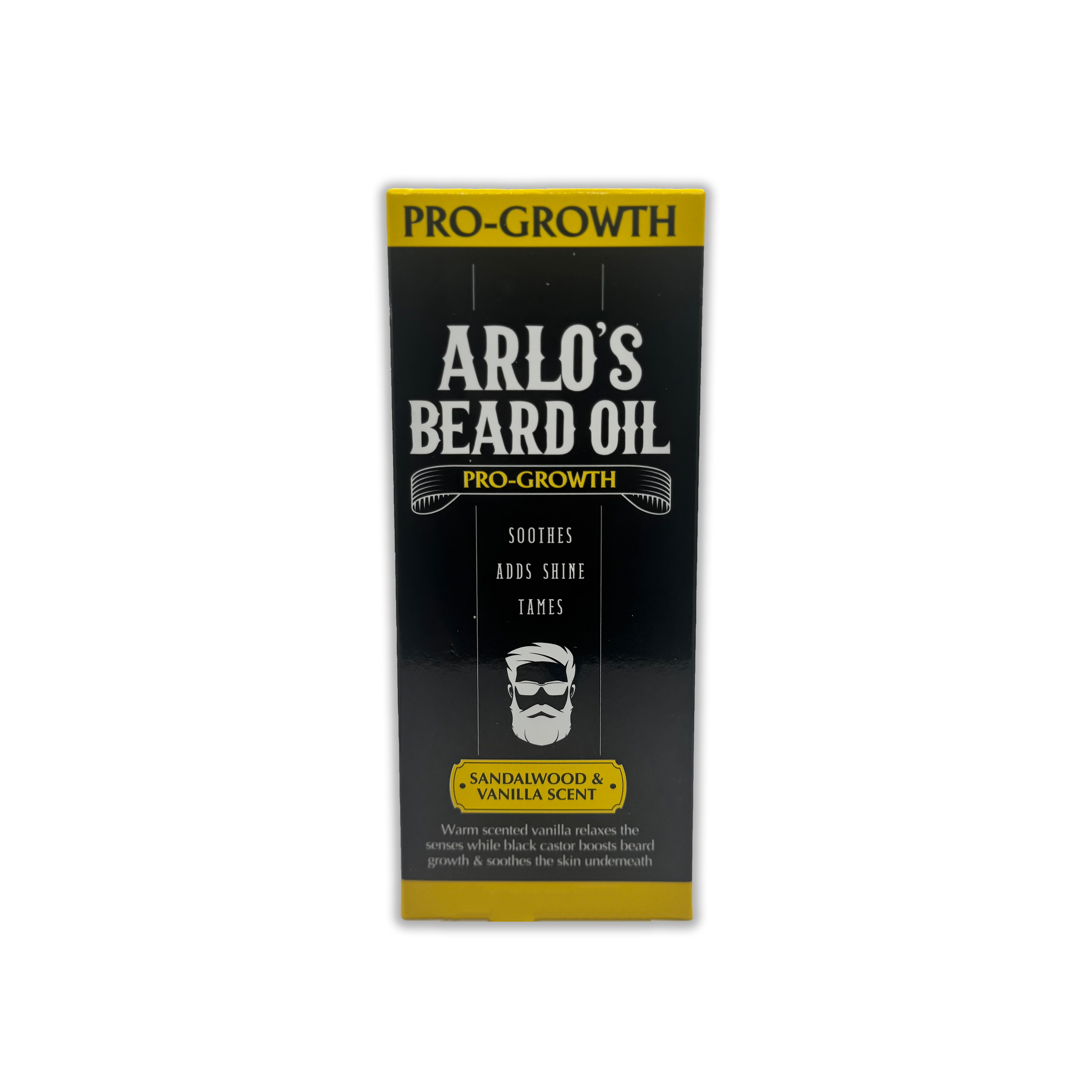 Arlo's: Pro-Growth Beard Oil: Sandalwood & Vanilla Scent